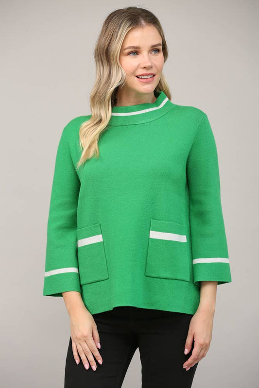 The Kate Sweater (Kelly Green)