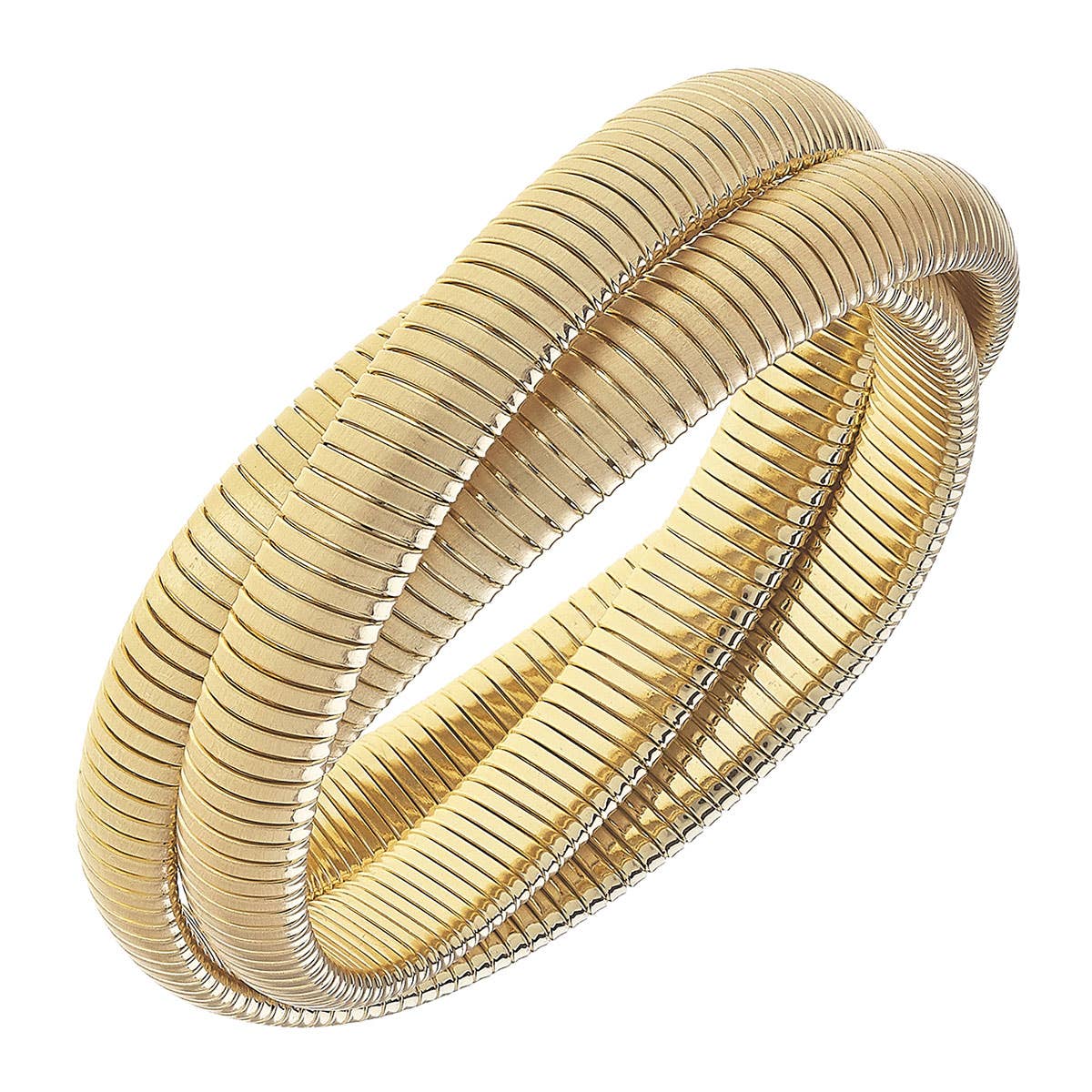 Florence Bangle: Satin Gold