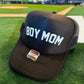 BOY MOM Black Trucker