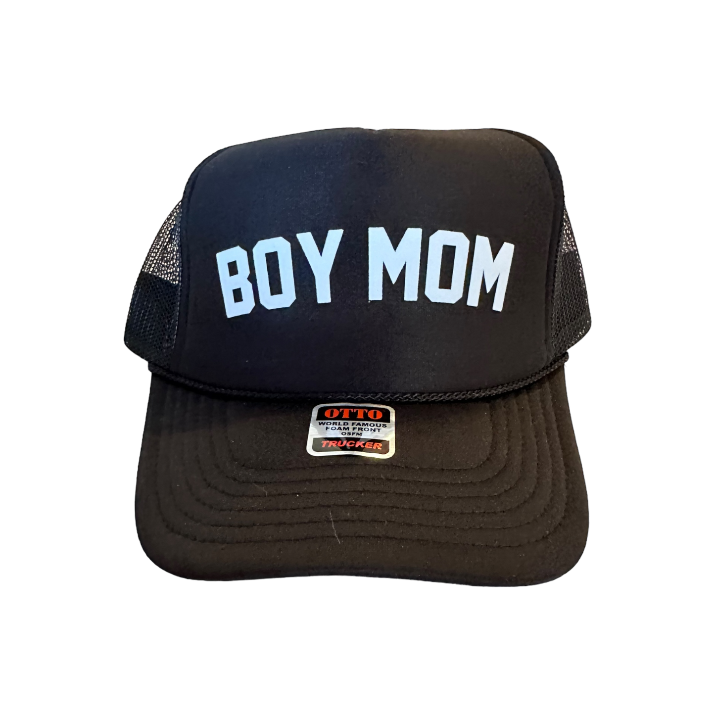 BOY MOM Black Trucker