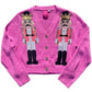 Queen of Sparkles Pink Nutcracker Cardigan