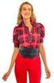 Puff Sleeve Top - Middleton Plaid