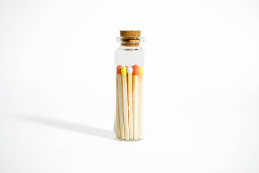 Candy Corn Matches in Corked Vial