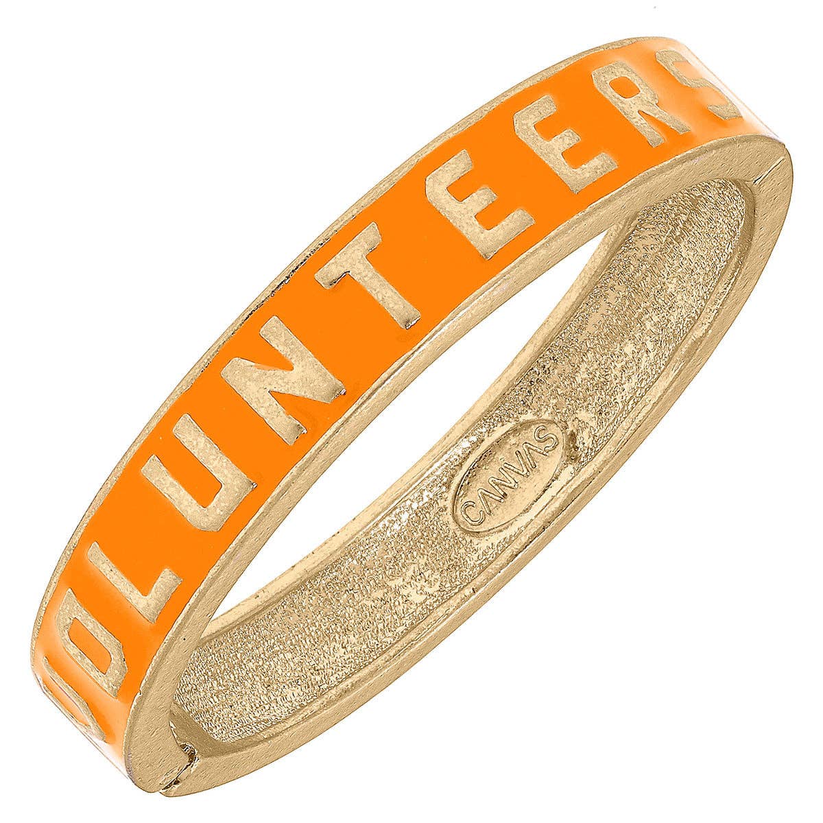 Tennessee Volunteers Enamel Hinge Bangle in Orange