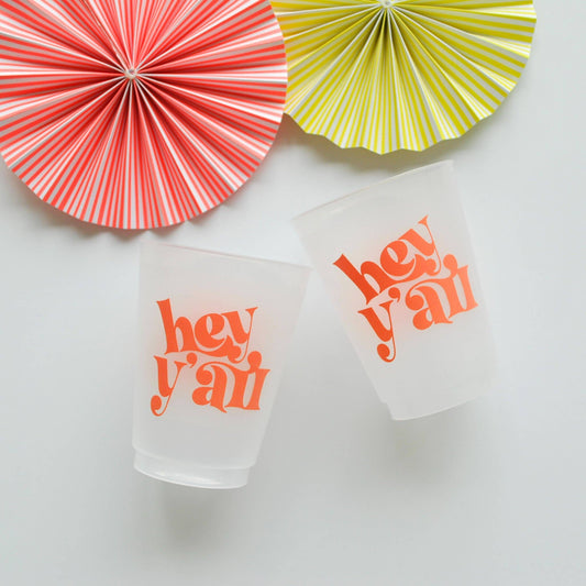 Hey Y'all Frost Flex Reusable Cup Set