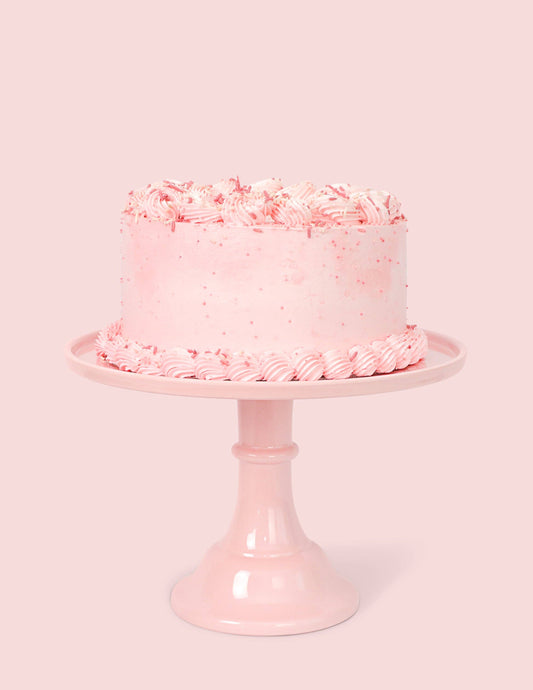 Melamine Cake Stand Large- Peony Pink 11.5 inch