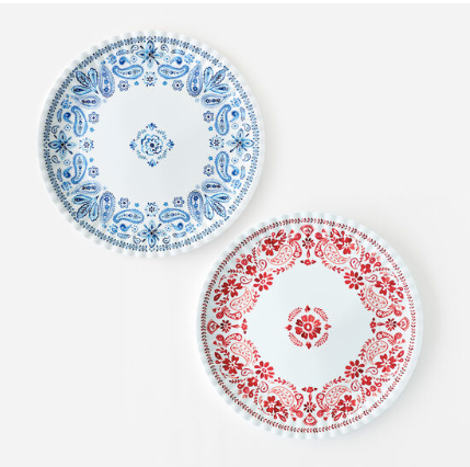 American Holiday "Paper" Platter - 2 Colors