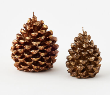 Pinecone Candle
