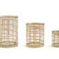 RATTAN WRAPPED CACHEPOT - 3 sizes