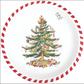 Dinner Plate (8ct) - Candy Cane Christmas Tree