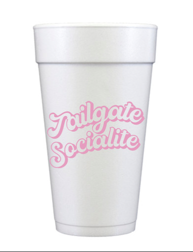 Tailgate Socialite Reusable Cups - Set of 10