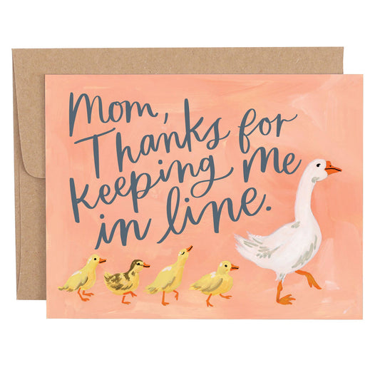 Mother's Day Duck Greeting Card