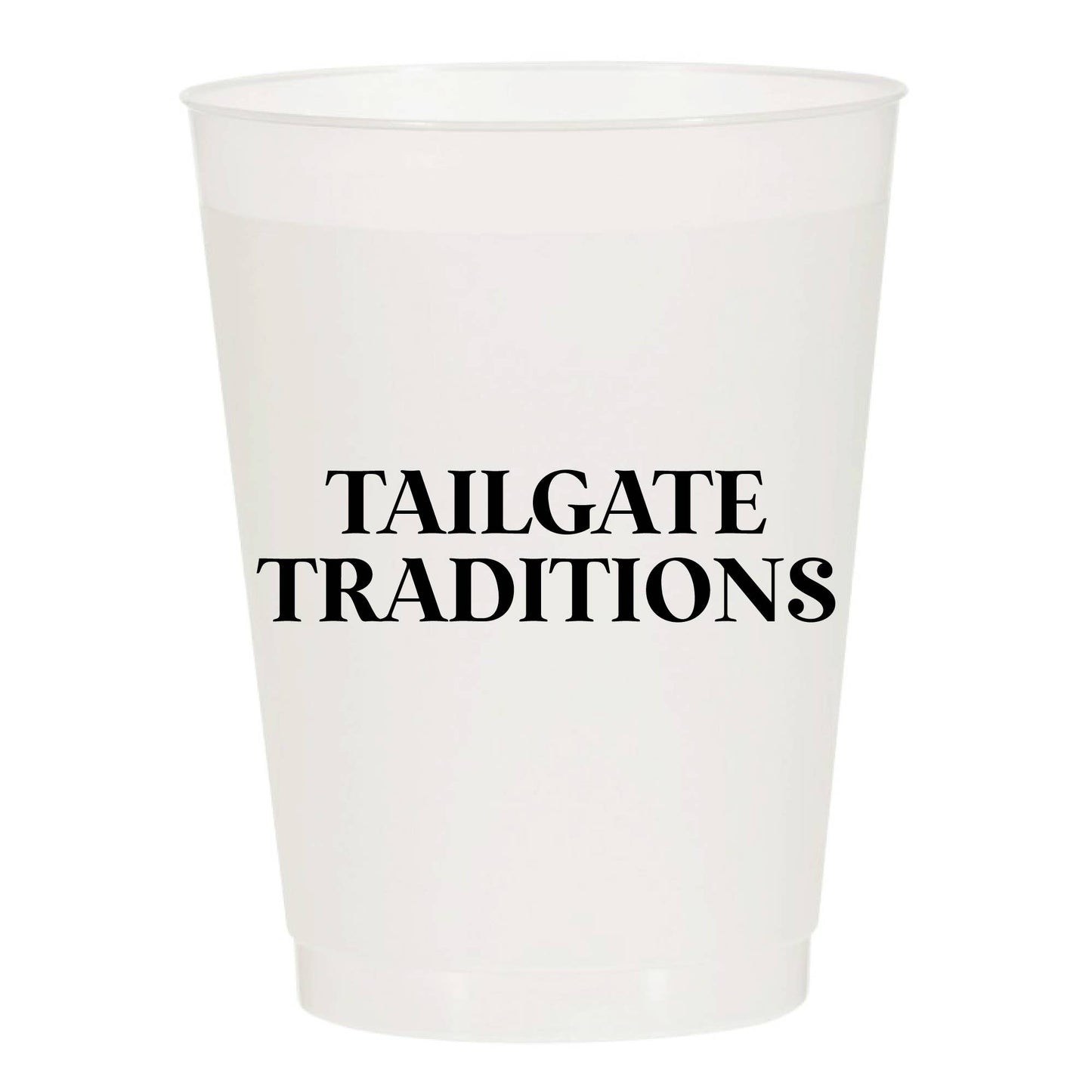 Tailgate Traditions Football Party - Set of 10 Reusable Cups