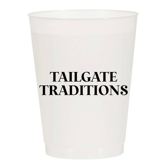 Tailgate Traditions Football Party - Set of 10 Reusable Cups