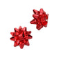 Christmas Gift Bow Stud Earrings - MULTIPLE COLORS